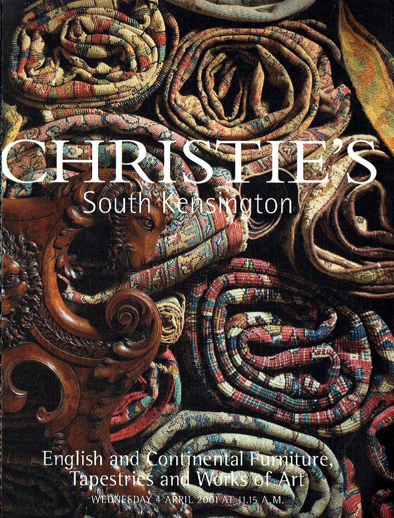 Christies April 2001 English and Continental Furniture (Digital Only)