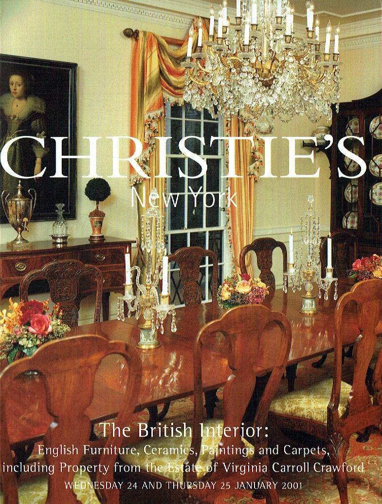 Christies January 2001 The British Interior : English etc.,(Digital Only)