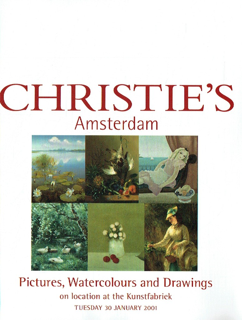 Christies January 2001 Pictures, Watercolours & Drawings on loca (Digital Only)