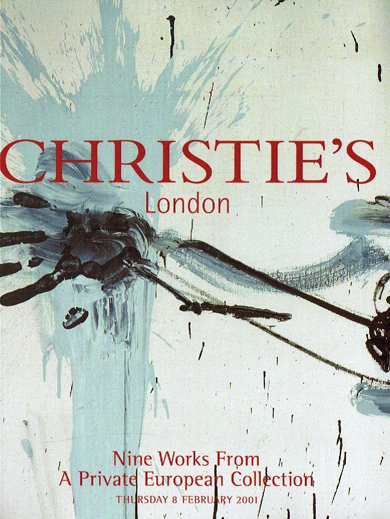 Christies February 2001 Nine Works from A Private European Colle (Digital Only)