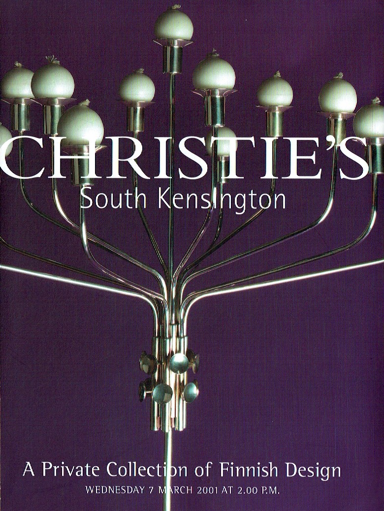 Christies March 2001 A Private Collection of Finnish Design (Digital Only)