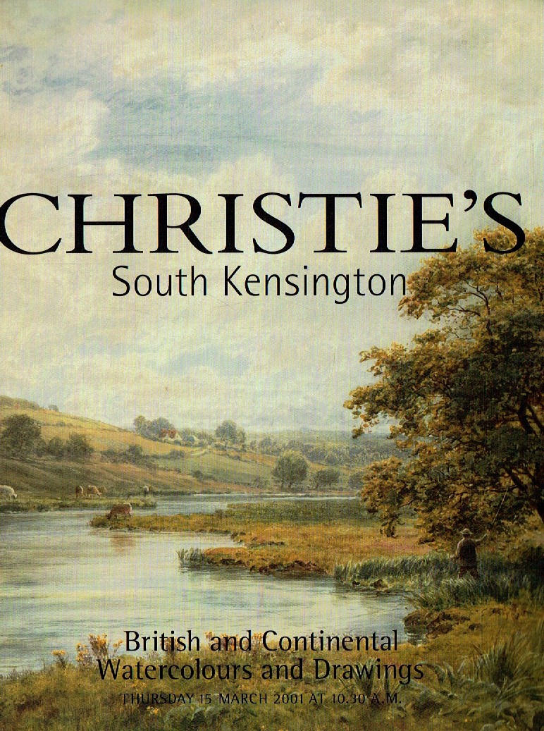 Christies March 2001 British and Continental Watercolours and Dr (Digital Only)