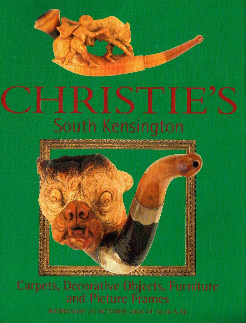 Christies October 2000 Carpets, Decorative Objects, Furniture an (Digital Only)