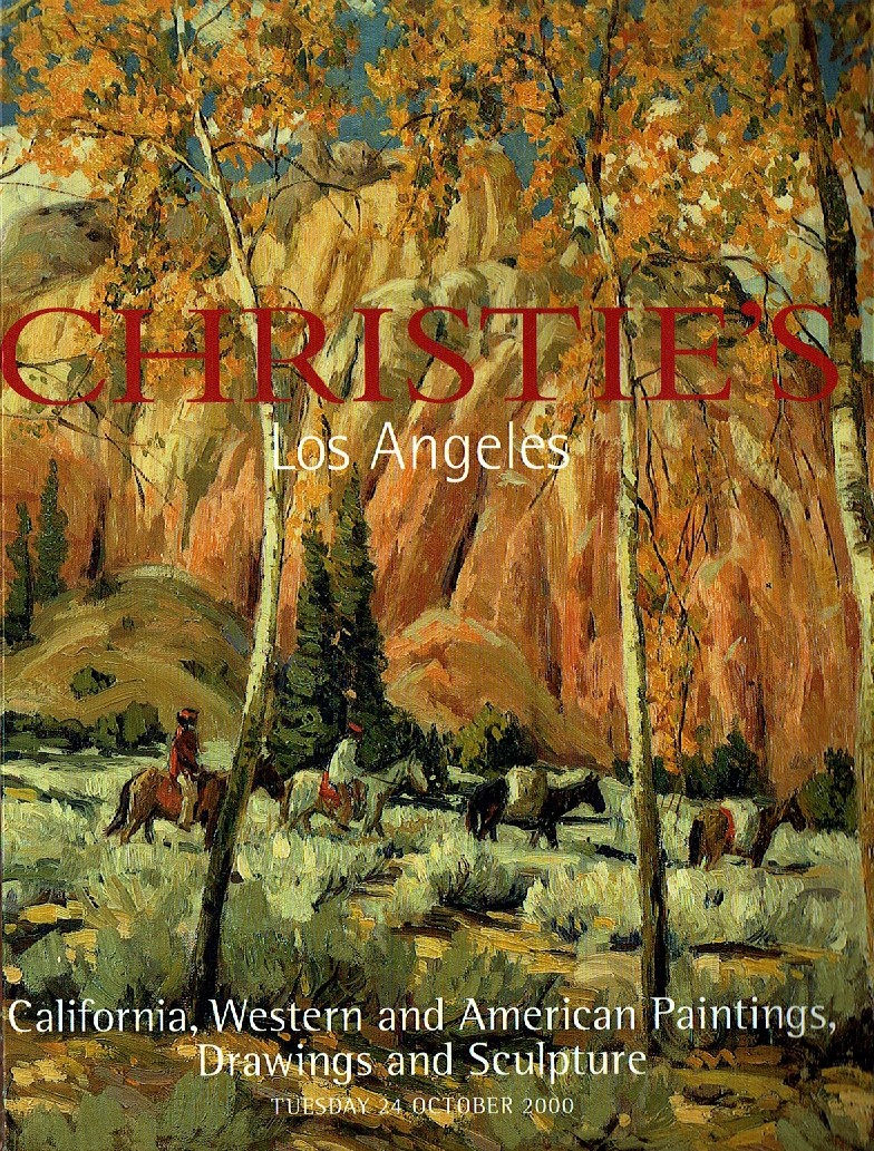 Christies October 2000 California, Western, American Paintings, (Digital Only)