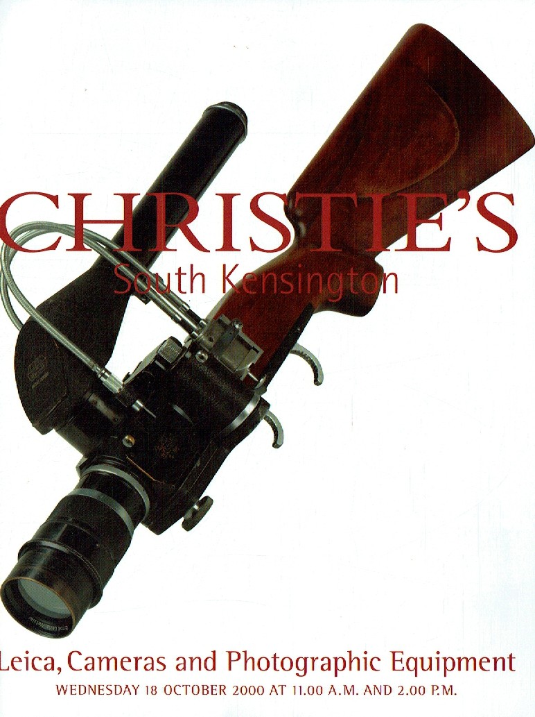 Christies October 2000 Leica, Cameras and Photographic Equipment (Digital Only)