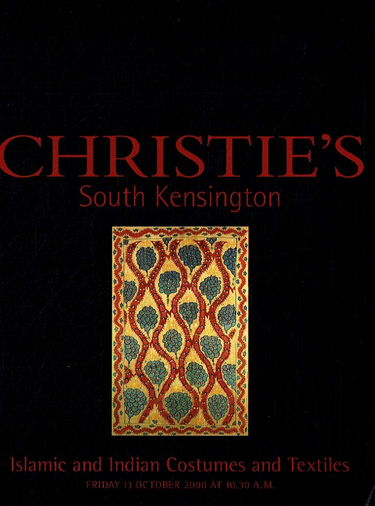 Christies October 2000 Islamic and Indian Costumes and Textiles (Digital Only)