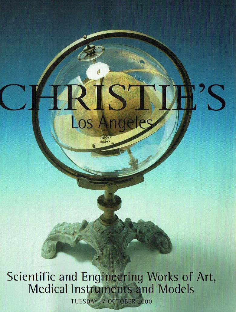 Christies October 2000 Scientific and Engineering Works of Art, (Digital Only)