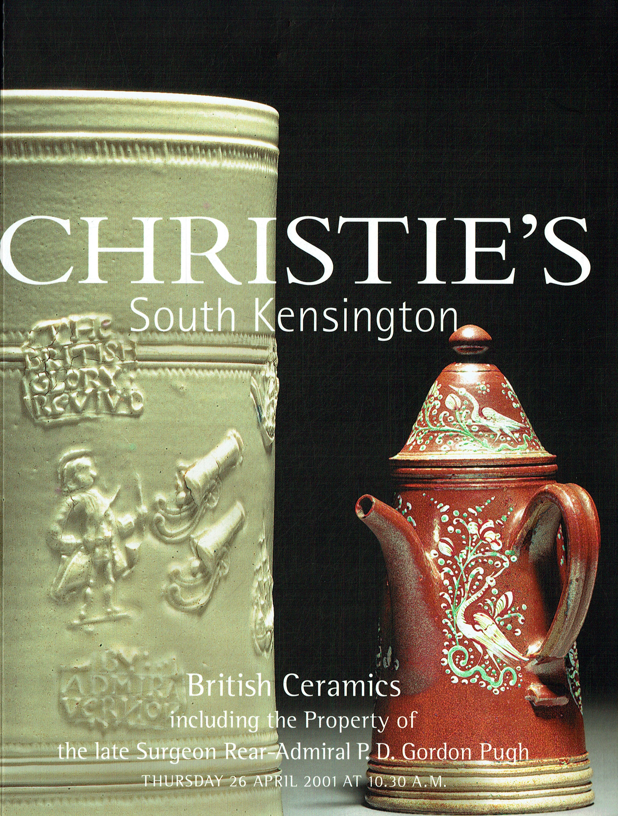 Christies April 2001 British Ceramics including the Property (Digital Only)