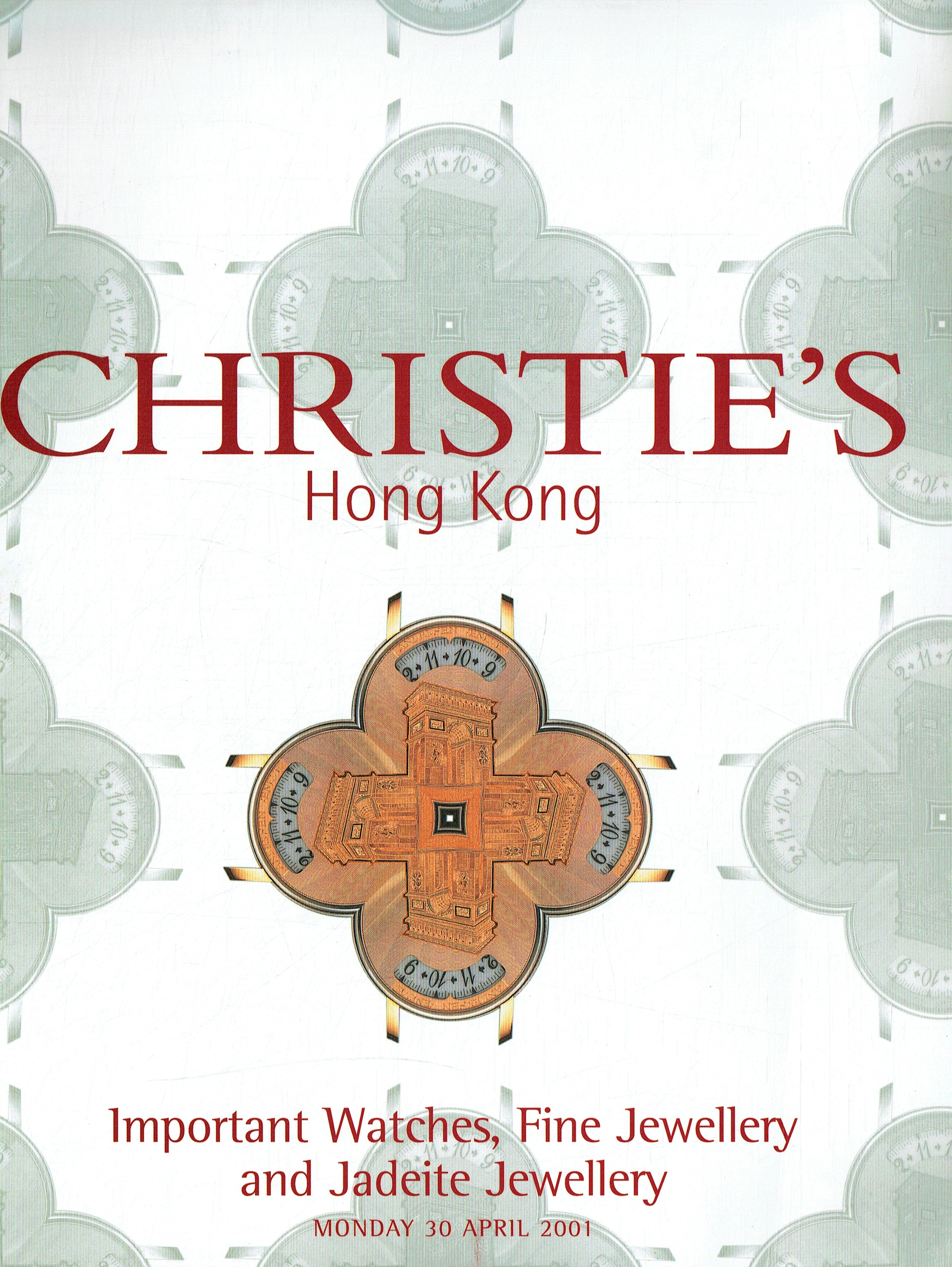 Christies April 2001 Important Watches , Fine Jewellery and Jade (Digital Only)