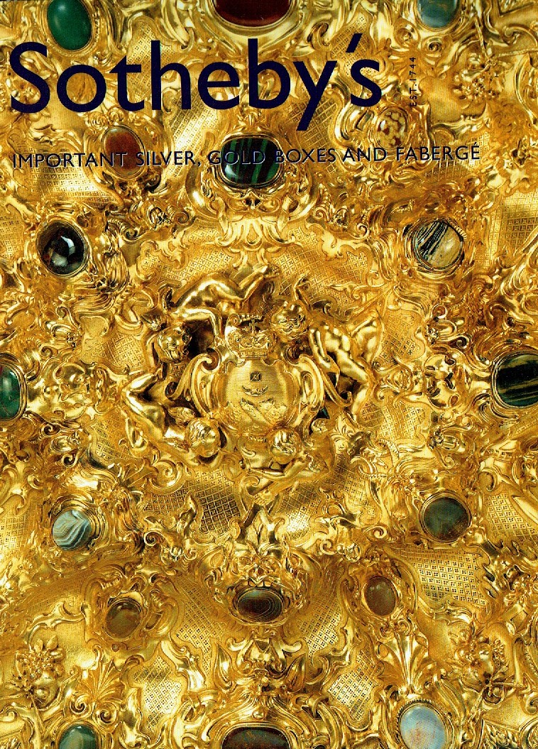 Sothebys June 2001 Important Silver, Gold Boxes and Faberge (Digital Only)