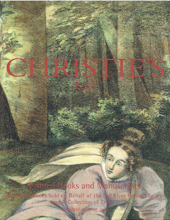 Christies June 2001 Erotica Collection: Printed Books & Manuscri (Digital Only)