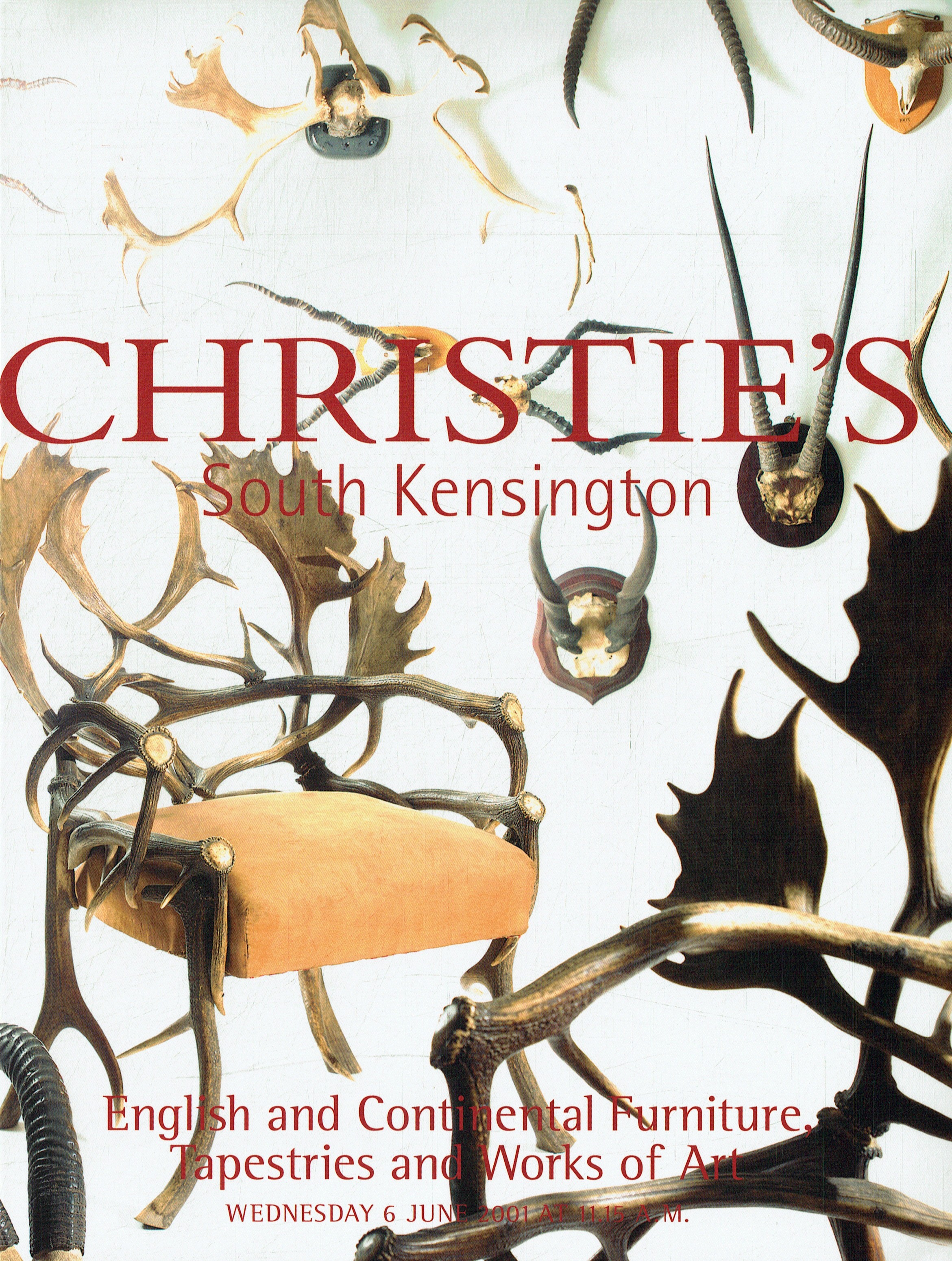 Christies June 2001 English and Continental Furniture, Tapestrie (Digital Only)