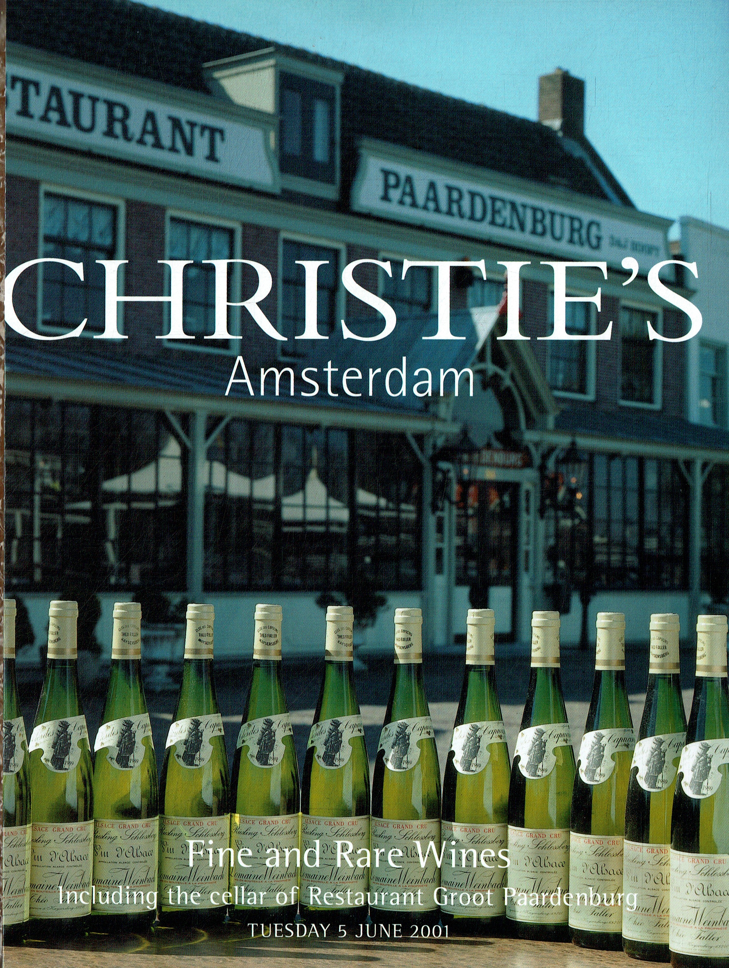 Christies June 2001 Fine & Rare Wines Inc. the Cellar of restaur (Digital Only)