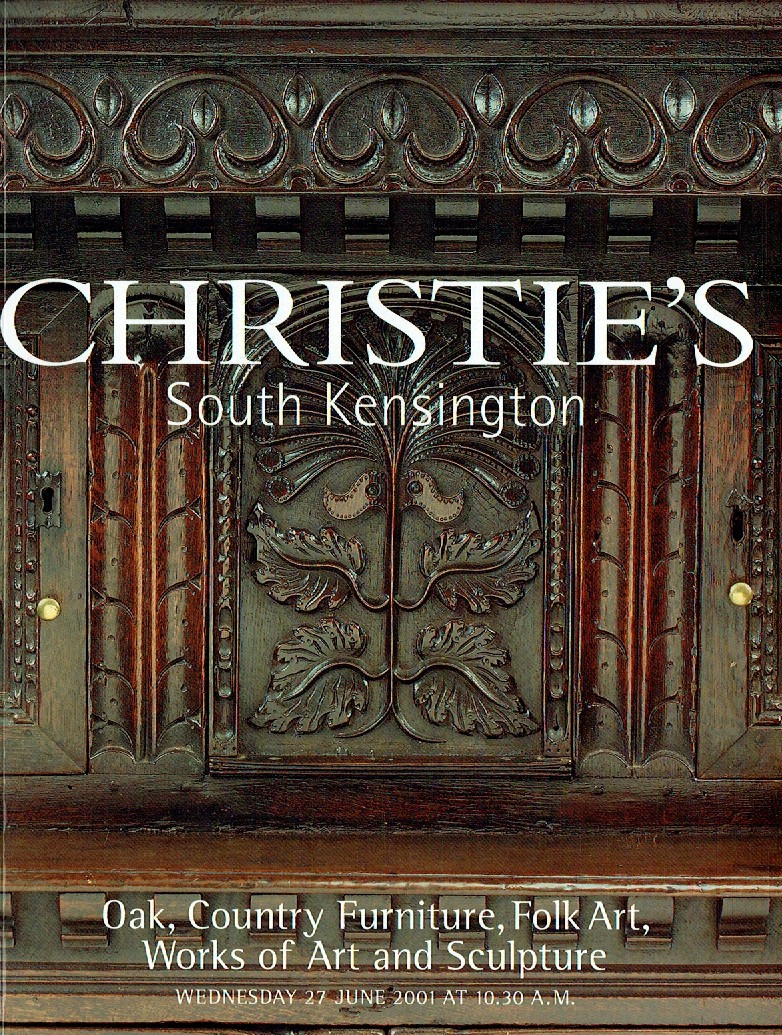 Christies June 2001 Oak, Country Furniture, Folk Art, Works of A (Digital Only)