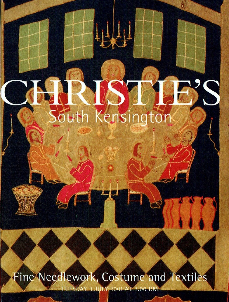 Christies July 2001 Fine Needlework, Costume & Textiles (Digital Only)