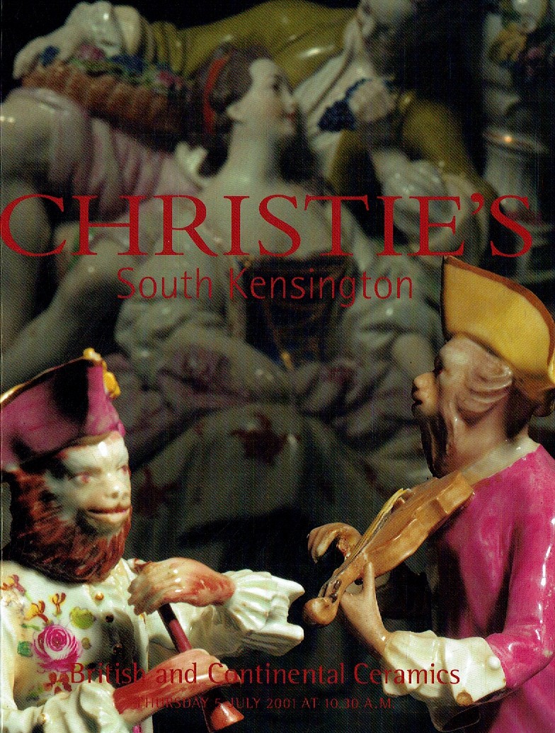 Christies July 2001 British and Continental Ceramics (Digital Only)