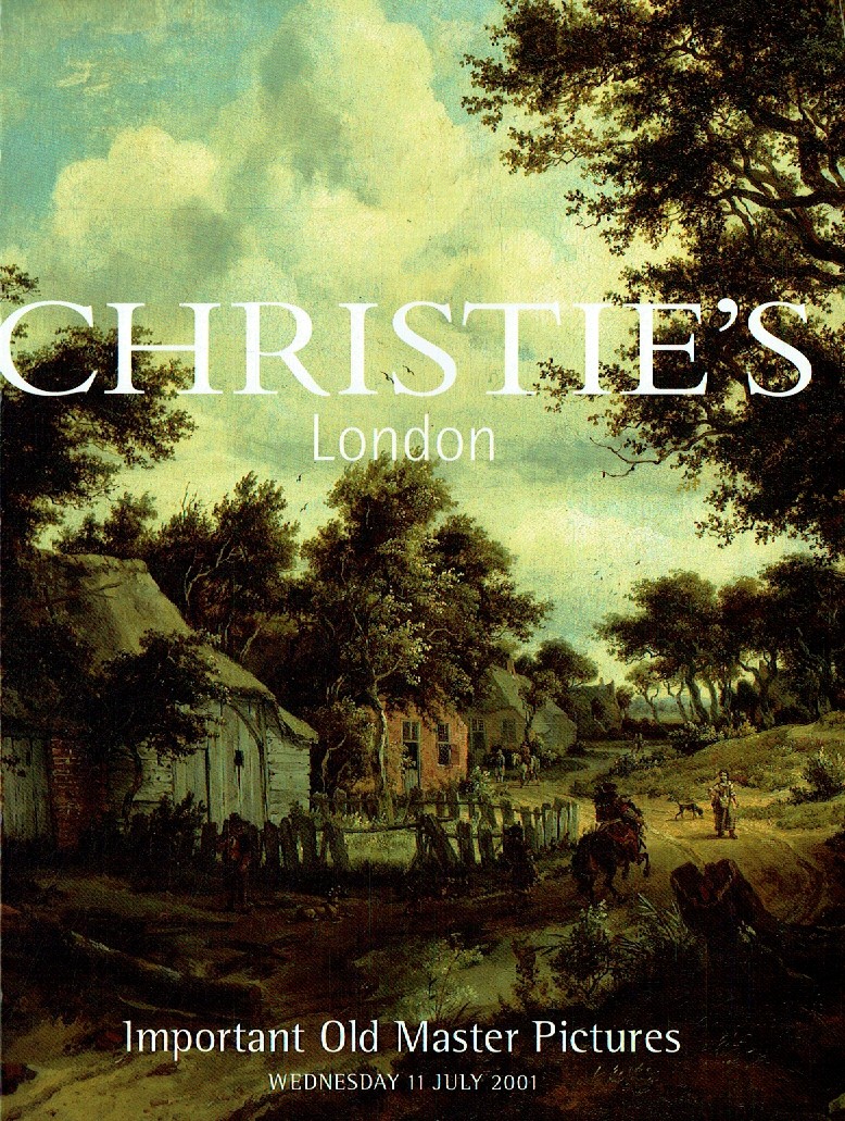 Christies July 2001 Important Old Master Pictures (Digital Only)