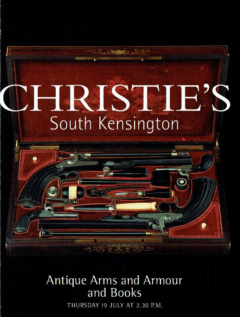 Christies July 2001 Antique Arms & Armour and Books (Digital Only)