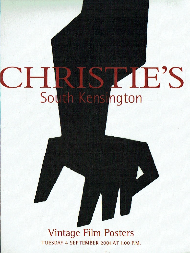 Christies September 2001 Vintage Film Posters (Digital Only)