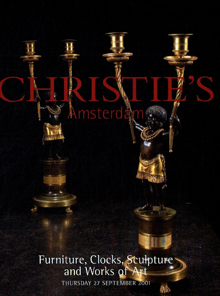 Christies September 2001 Furniture, Clocks, Sculpture and Works (Digital Only)