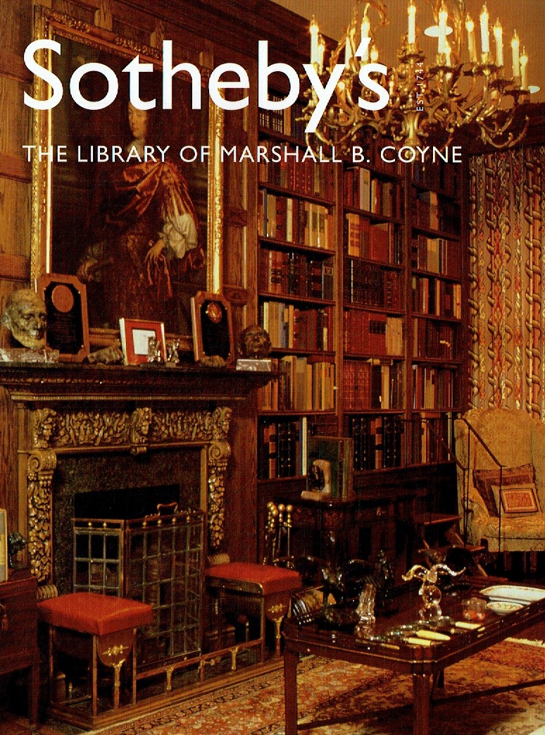 Sothebys June 2001 The Library of Marshall B. Coyne (Digital Only)