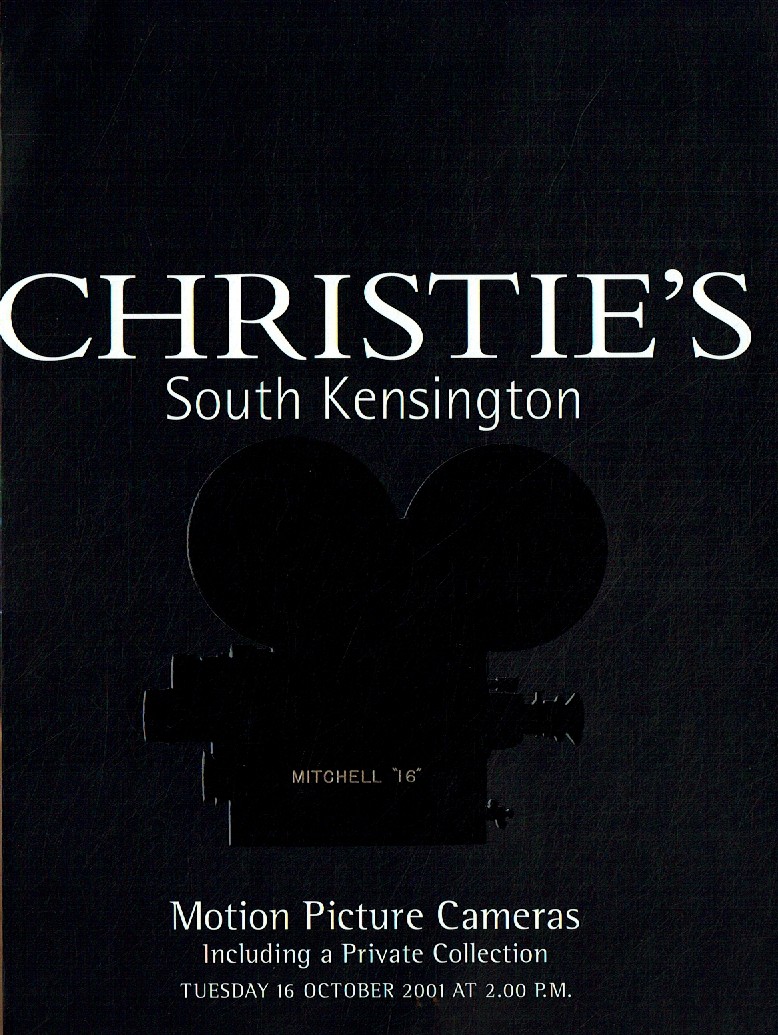 Christies October 2001 Motion Picture Cameras including a Privat (Digital Only)