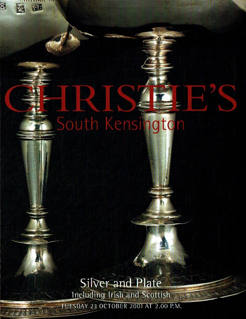 Christies October 2001 Silver and Plate including Irish & Scotti (Digital Only)