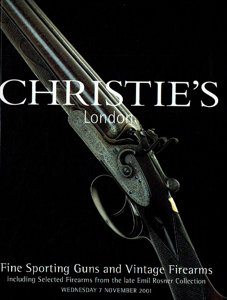 Christies November 2001 Fine Sporting Guns & Vintage Firearms in (Digital Only)