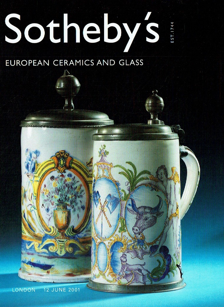 Sothebys June 2001 European Ceramics & Glass (Digital Only)