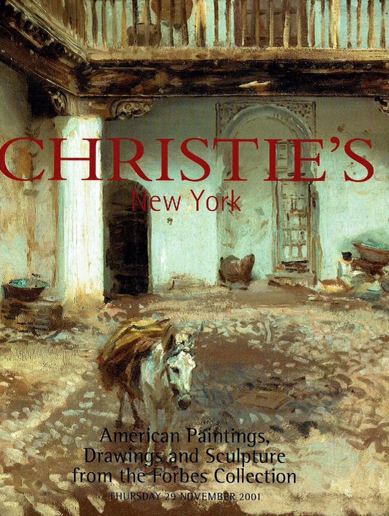 Christies November 2001 Important American Paintings, Drawing & (Digital Only)