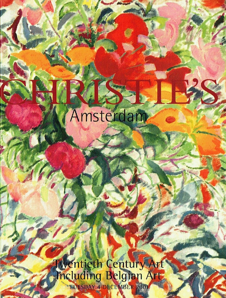 Christies December 2001 Twentieth Century Art Including Belgian (Digital Only)