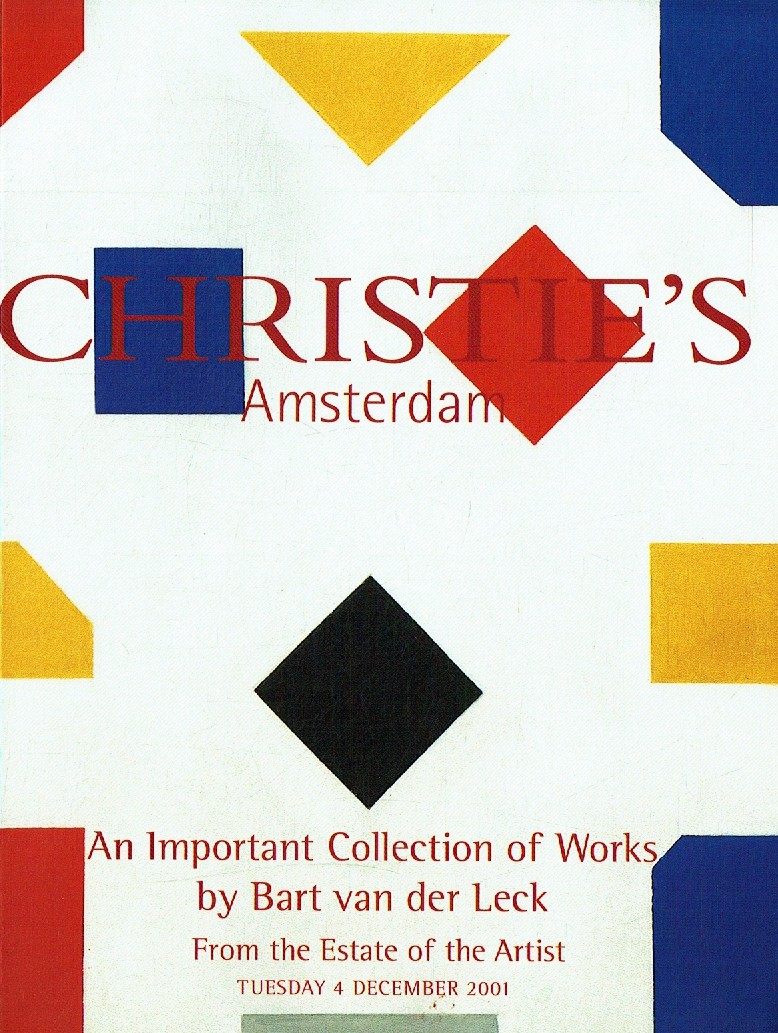 Christies December 2001 An Important Collection of Works by Bart (Digital Only)