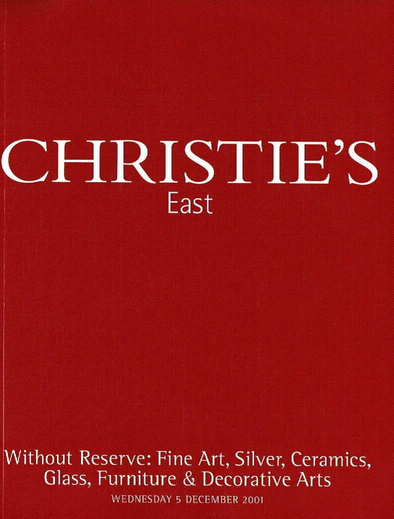 Christies December 2001 Without Reserve: Fine Art, Silver, Cera (Digital Only)