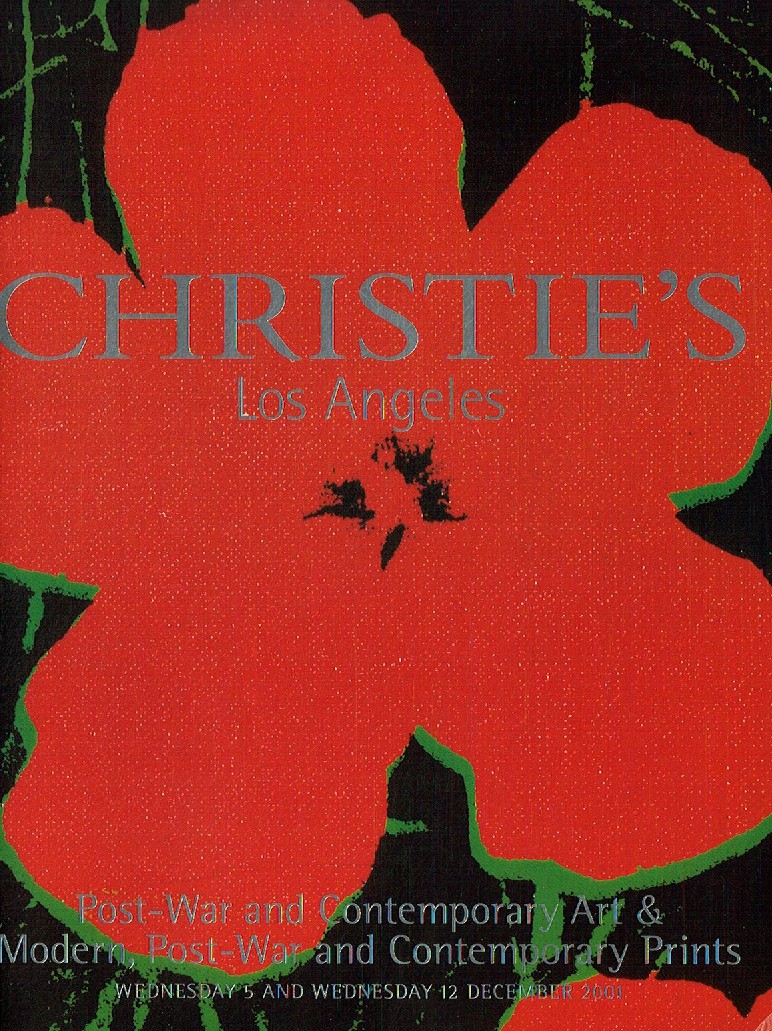 Christies December 2001 Modern, Post-War & Contemporary (Digital Only)