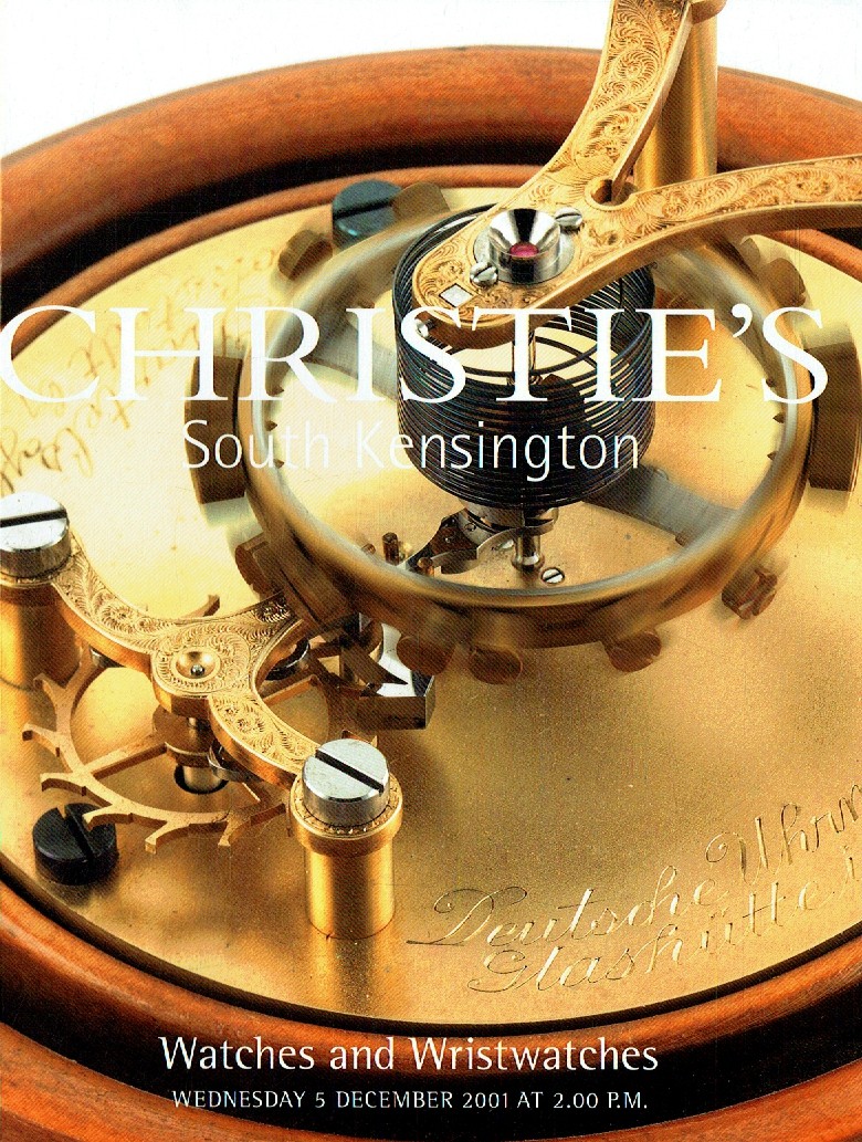 Christies December 2001 Watches & Wristwatches (Digital Only)