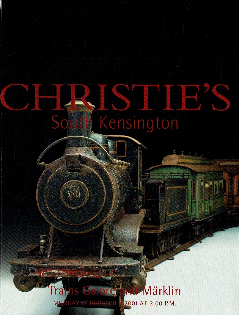 Christies December 2001 Trains Galore and Marklin (Digital Only)