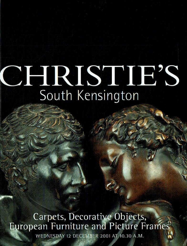 Christies December 2001 Carpets, Decorative Objects, European Fu (Digital Only)