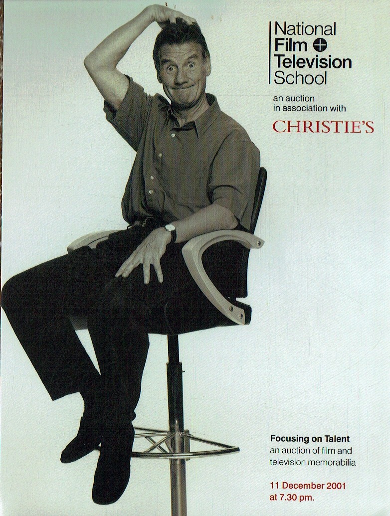 Christies December 2001 Focusing on Talent an auction of Film & (Digital Only)