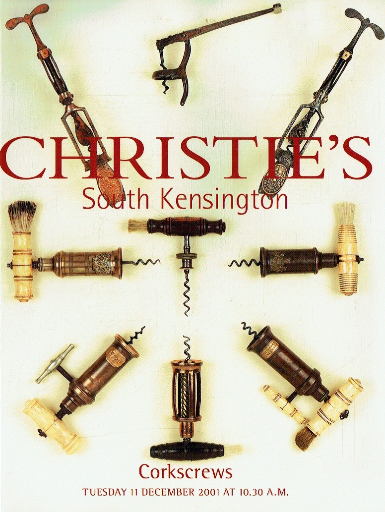 Christies December 2001 Corkscrews (Digital Only)