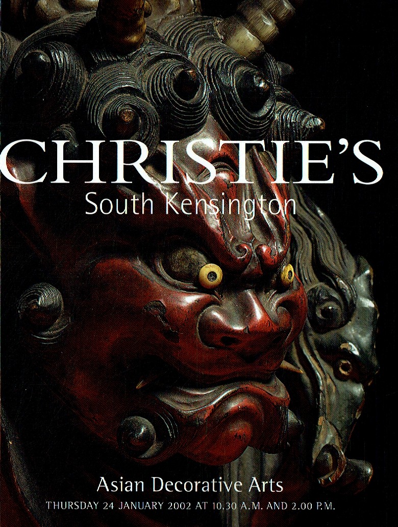 Christies January 2002 Asian Decorative Arts (Digital Only)