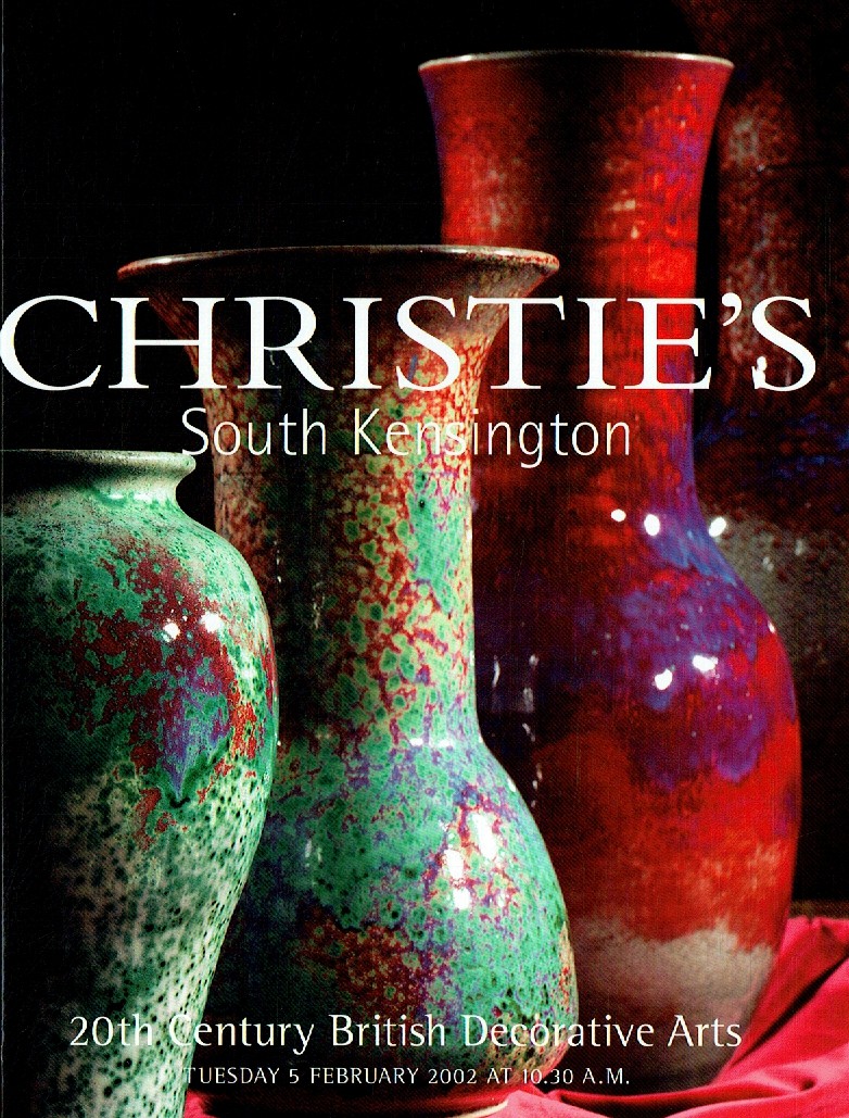 Christies February 2002 20th Century British Decorative Arts (Digital Only)