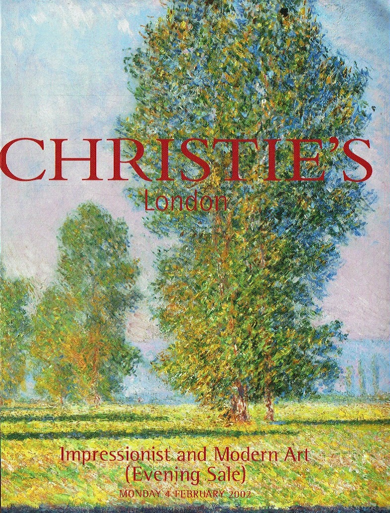 Christies February 2002 Impressionist and Modern Art (Evening Sa (Digital Only)