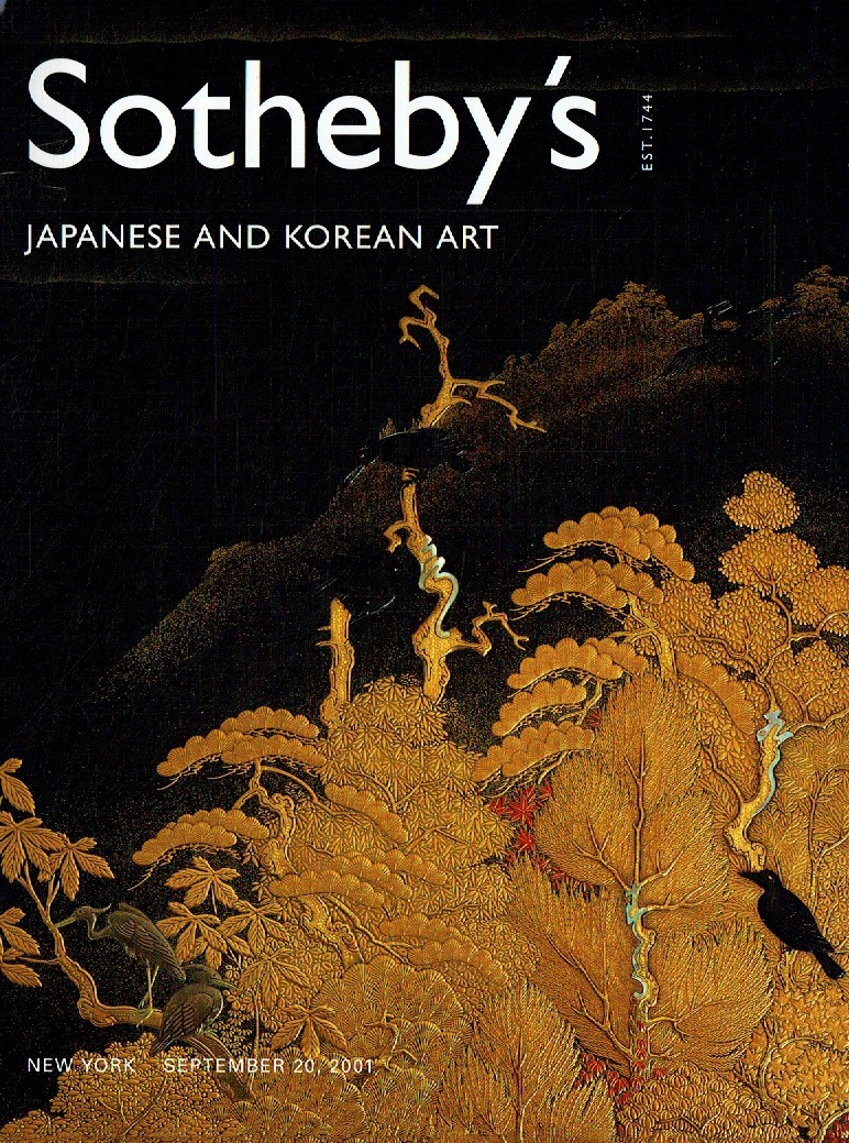 Sothebys September 2001 Japanese & Korean Works of Art (Digital Only)