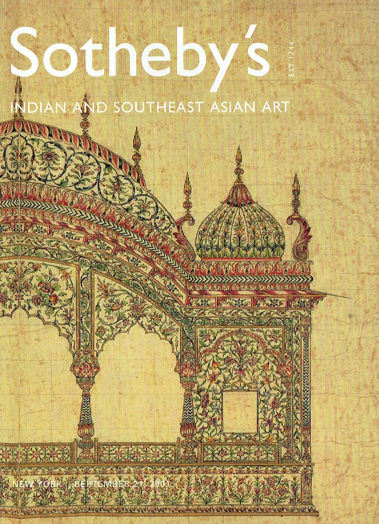 Sothebys September 2001 Indian & Southeast Asian Art (Digital Only)