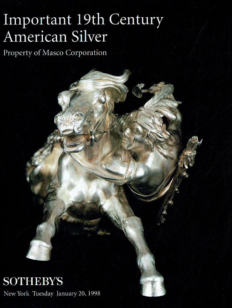 Sothebys January 1998 Important 19th Century American Silver Prop (Digital Only