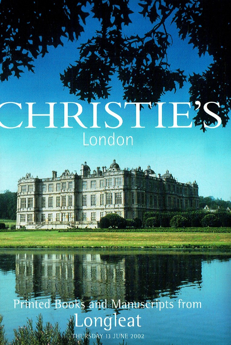 Christies June 2002 Furniture, Silver & Porcelain from Longleat (Digital Only)