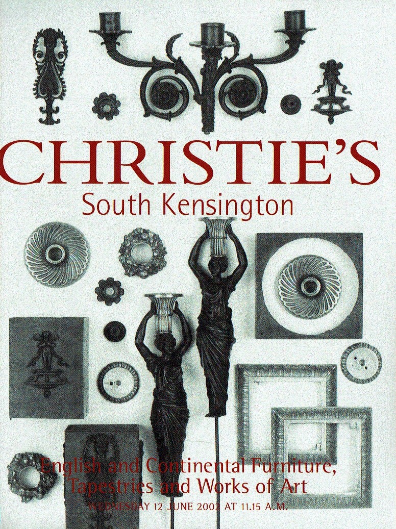 Christies June 2002 English & Continental Furniture, Tapestries (Digital Only)