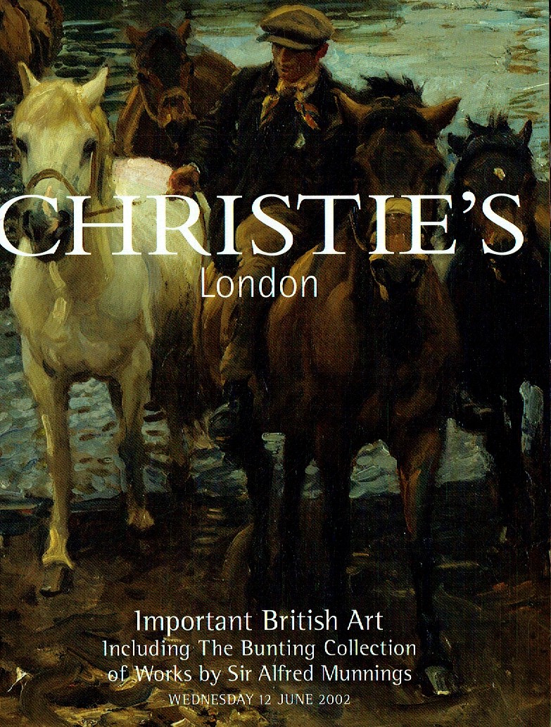 Christies June 2002 Important British Art including The Bunting (Digital Only)