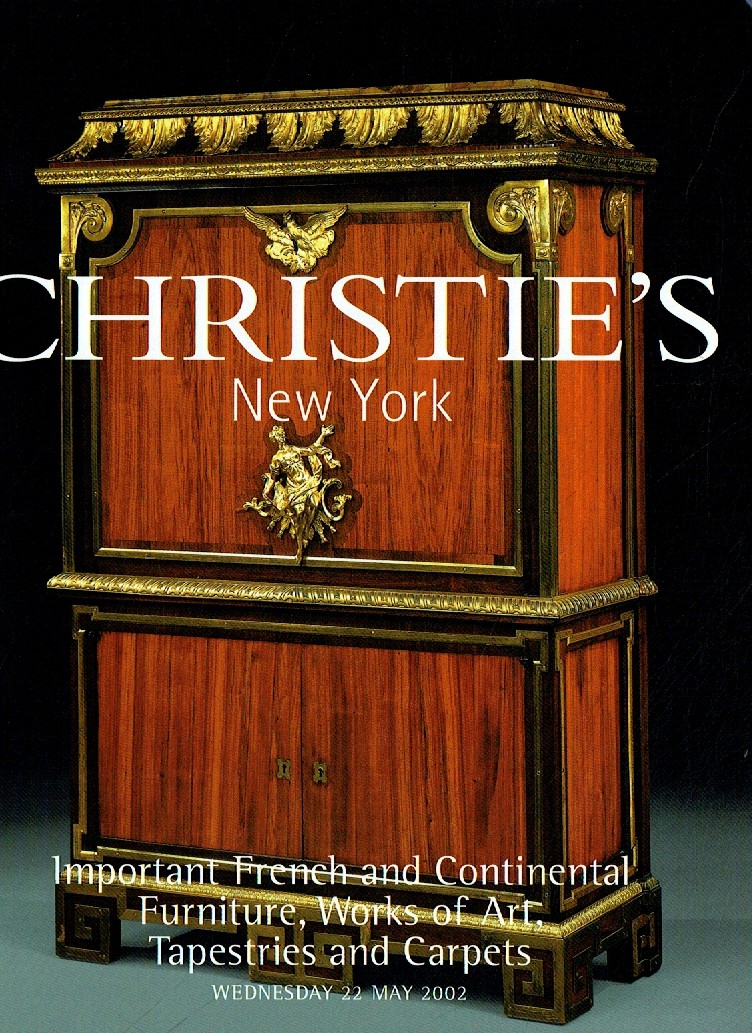 Christies May 2002 Important French & Continental Furniture, Wor (Digital Only)