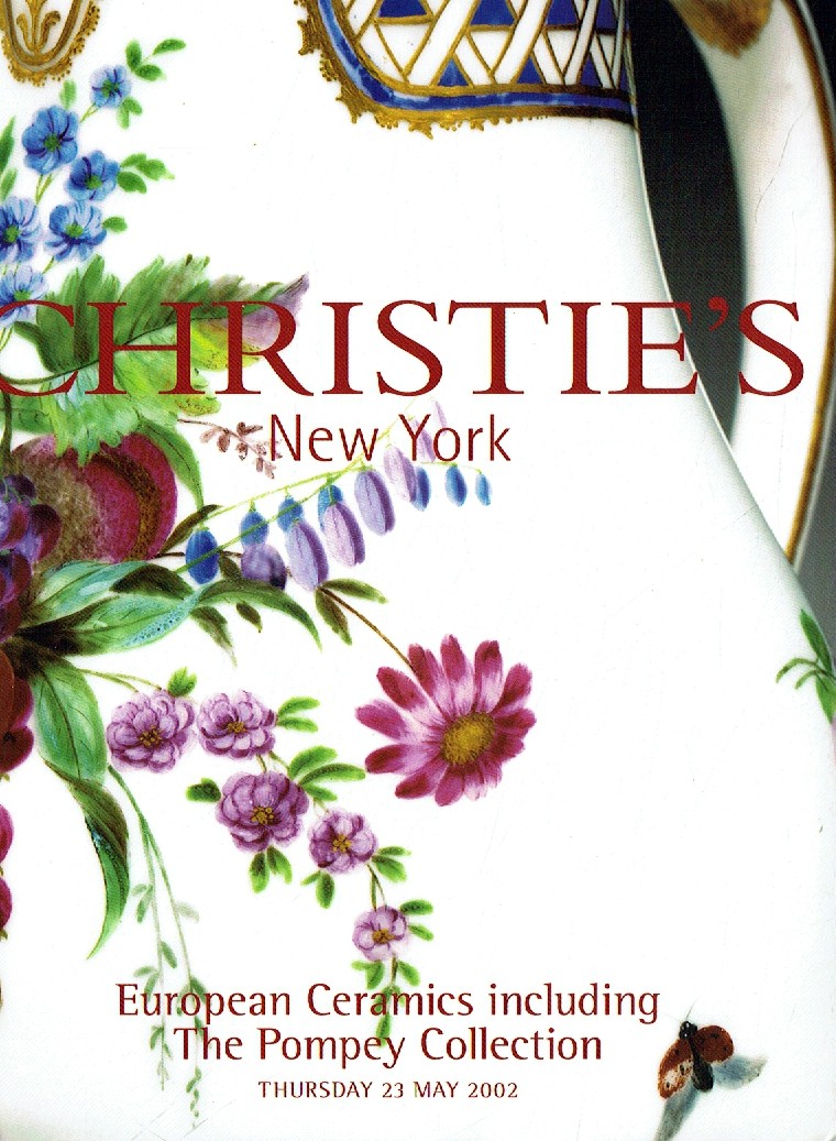 Christies May 2002 European Ceramics including The Pompey Collec (Digital Only)